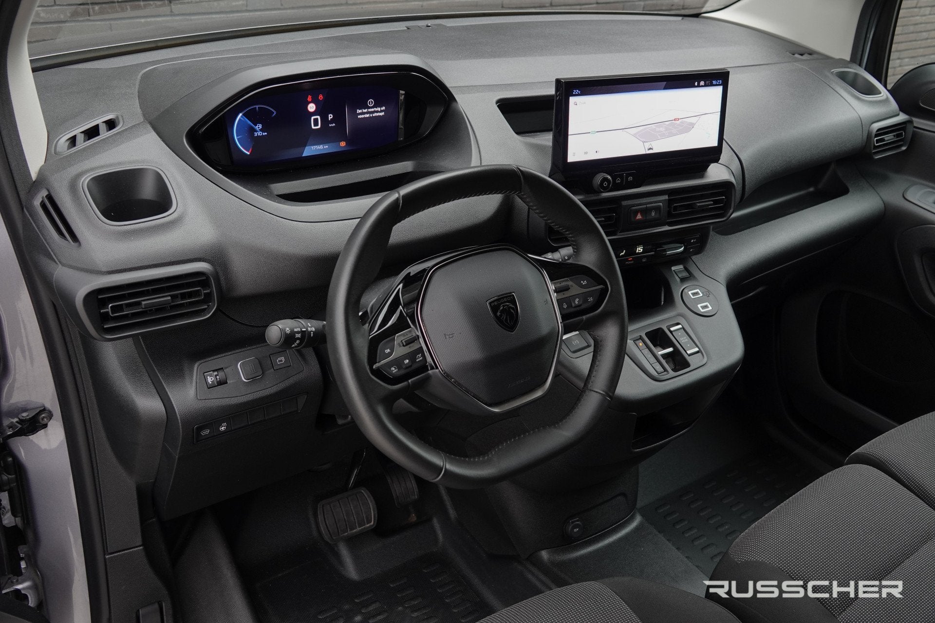 Peugeot Partner 1.5 BlueHDi 130Pk Aut. | L1 | Stoel-Bank | M, Auto's, Bestelauto's, Stof, Gebruikt, Zwart, 4 cilinders