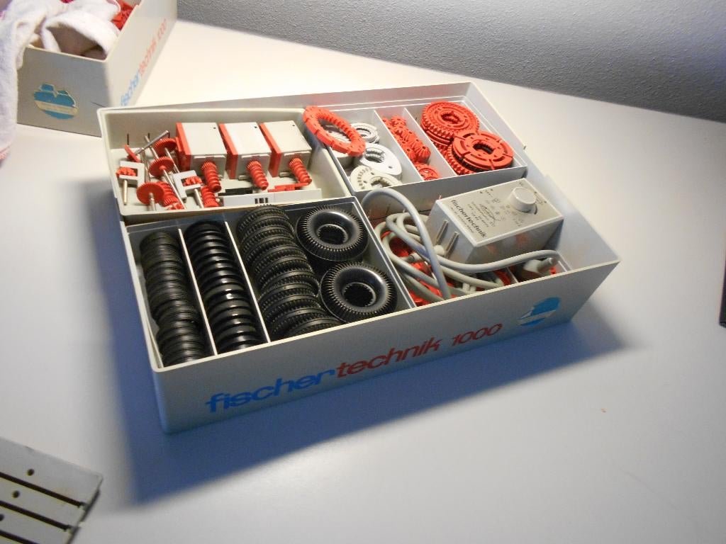 Fischer Technik 1000Box vol met bouwmateriaal., Ophalen of Verzenden