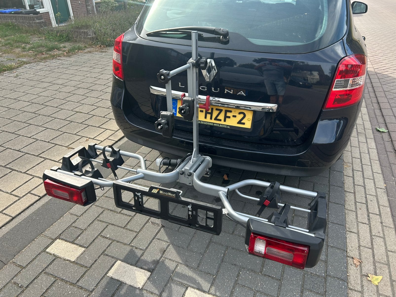 Movanext m3 fietsendrager nieuwstaat m!, Elektrische fiets, Ophalen of Verzenden, Zo goed als nieuw, 2 fietsen