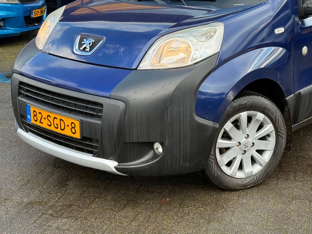 Peugeot Bipper Tepee 1.4 Outdoor LPG3/APK 6-2-2027AIRCO/LMVE, Auto's, Voorwielaandrijving, Zwart, 4 cilinders, 1197 kg
