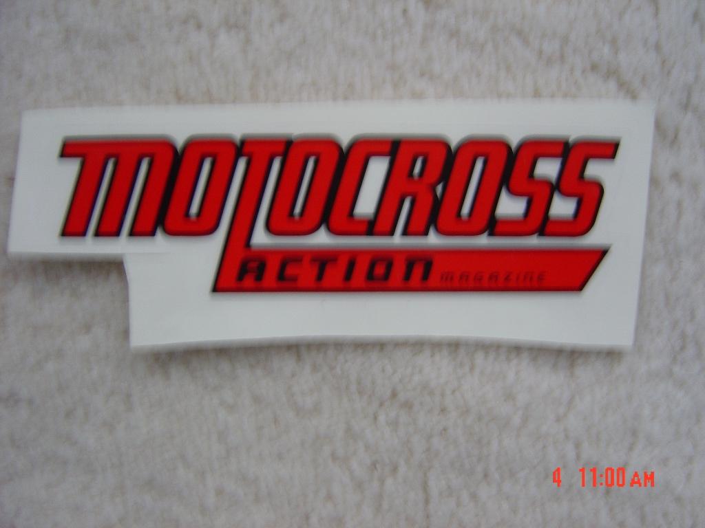 Motocross Action Dunlop motorstickers Ogio EA sports, Ophalen of Verzenden