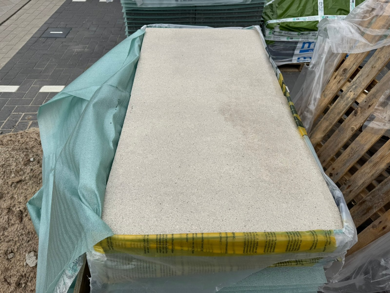 Terrastegels 60x60 11,5 m2, Ophalen, Keramiek, Nieuw, 10 m² of meer