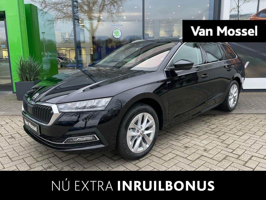 Skoda Octavia Combi 1.0 e-TSI Business Edition Plus 110 PK |, 12 maanden, Stof, Zwart, Origineel Nederlands