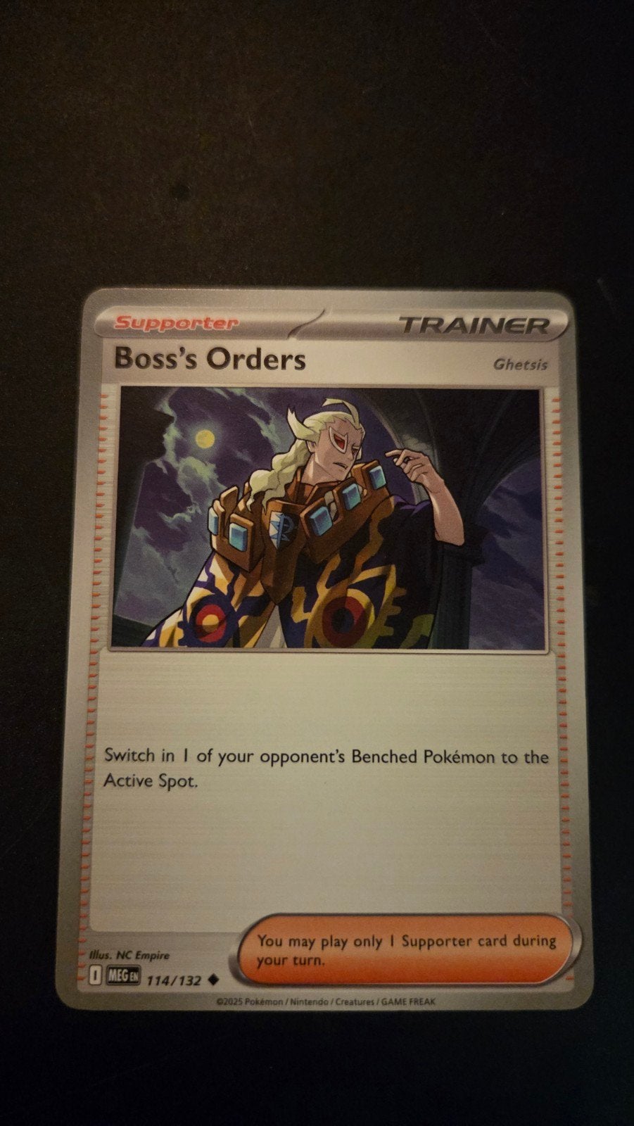 Pokémon TCG: Boss's Orders (Ghetsis) 114/132, Verzenden, Zo goed als nieuw, Losse kaart