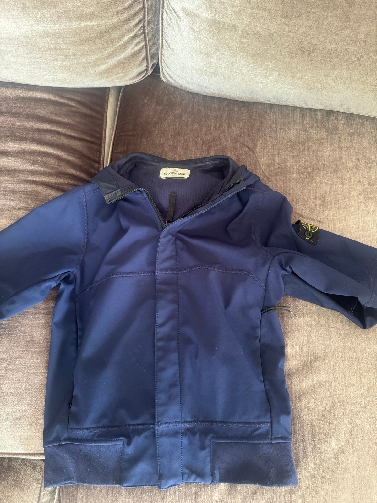 Stone Island jas - Blauw, Ophalen of Verzenden, Zo goed als nieuw, Blauw