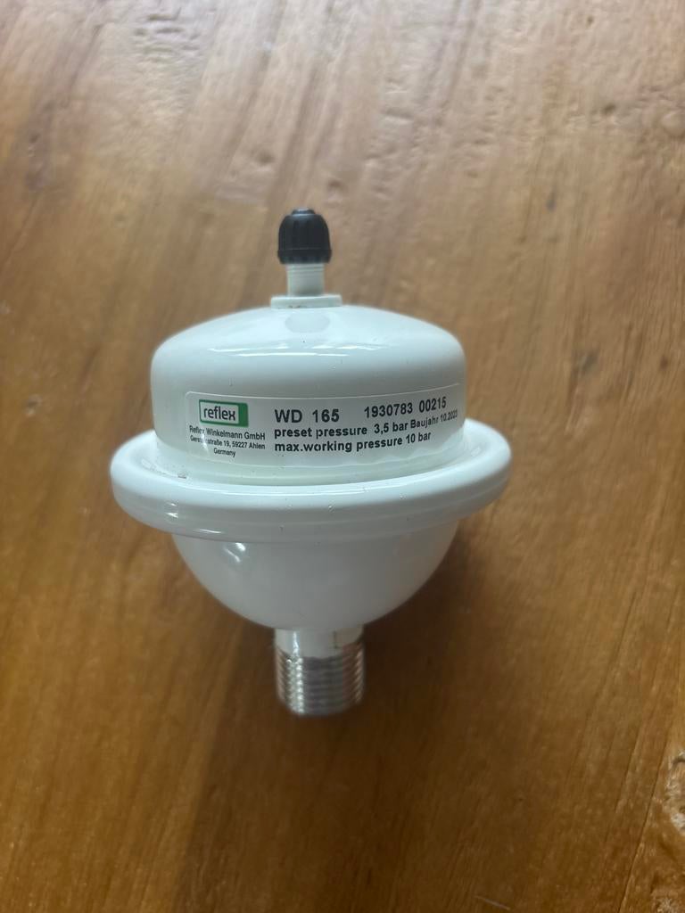Reflex refix WD waterslagdemper 1/2, Doe-het-zelf en Verbouw, Ophalen of Verzenden, Minder dan 20 liter, Onderdeel, Minder dan 3 jaar oud