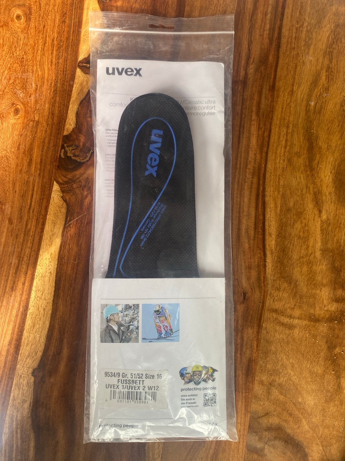 Uvex Climatic Comfort Inlegzool Maat 51/52 (Nieuw), Ophalen of Verzenden, Nieuw