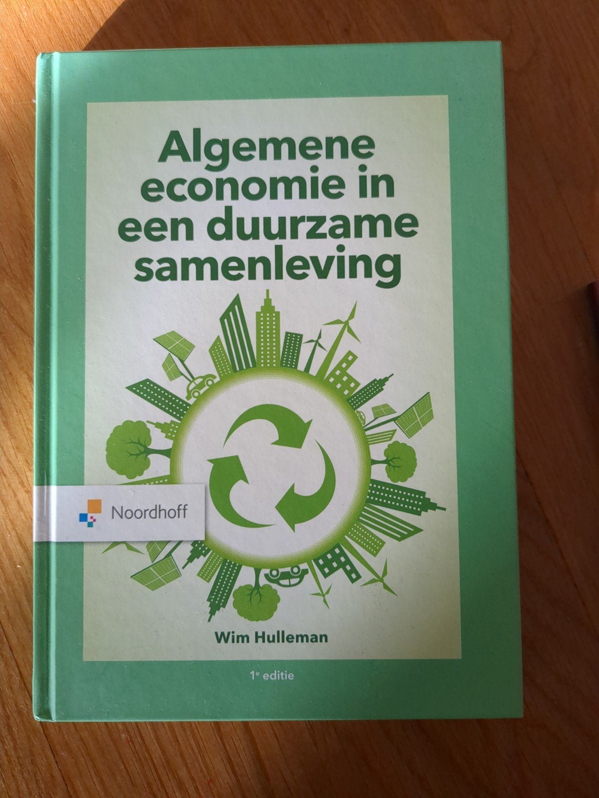 Wim Hulleman - Algemene economie in een duurzame samenleving, Boeken, Wim Hulleman, Economie, Ophalen of Verzenden, Zo goed als nieuw