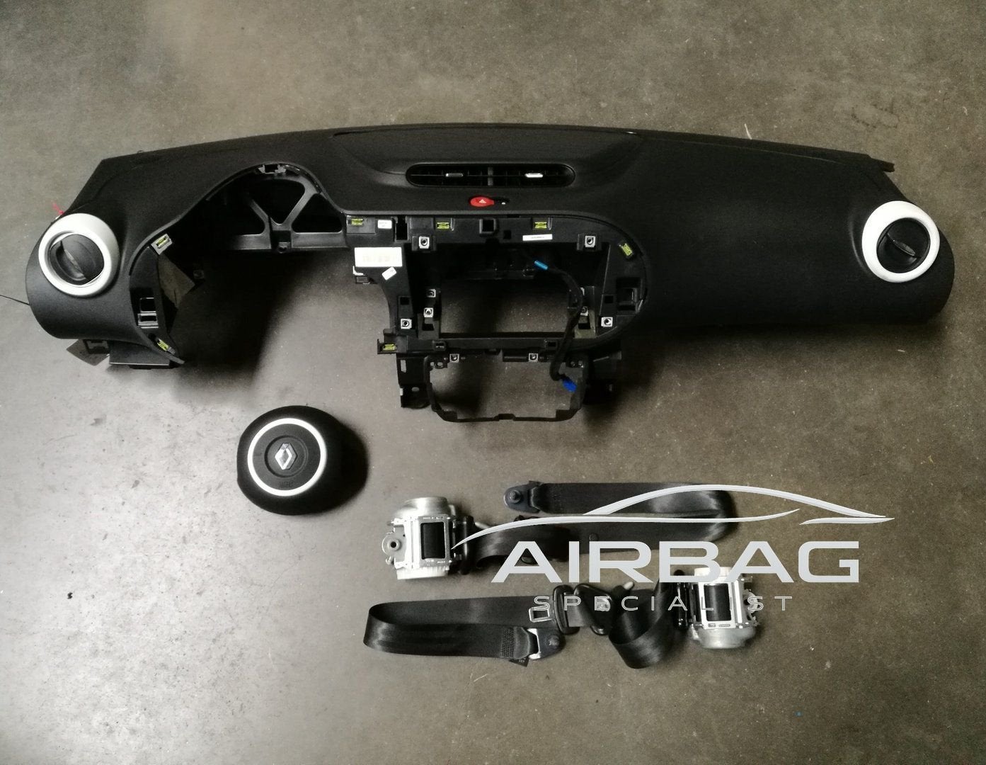 RENAULT TWINGO airbag set dashboard gordel stuur airbag 2015, Gebruikt, -, Renault, -