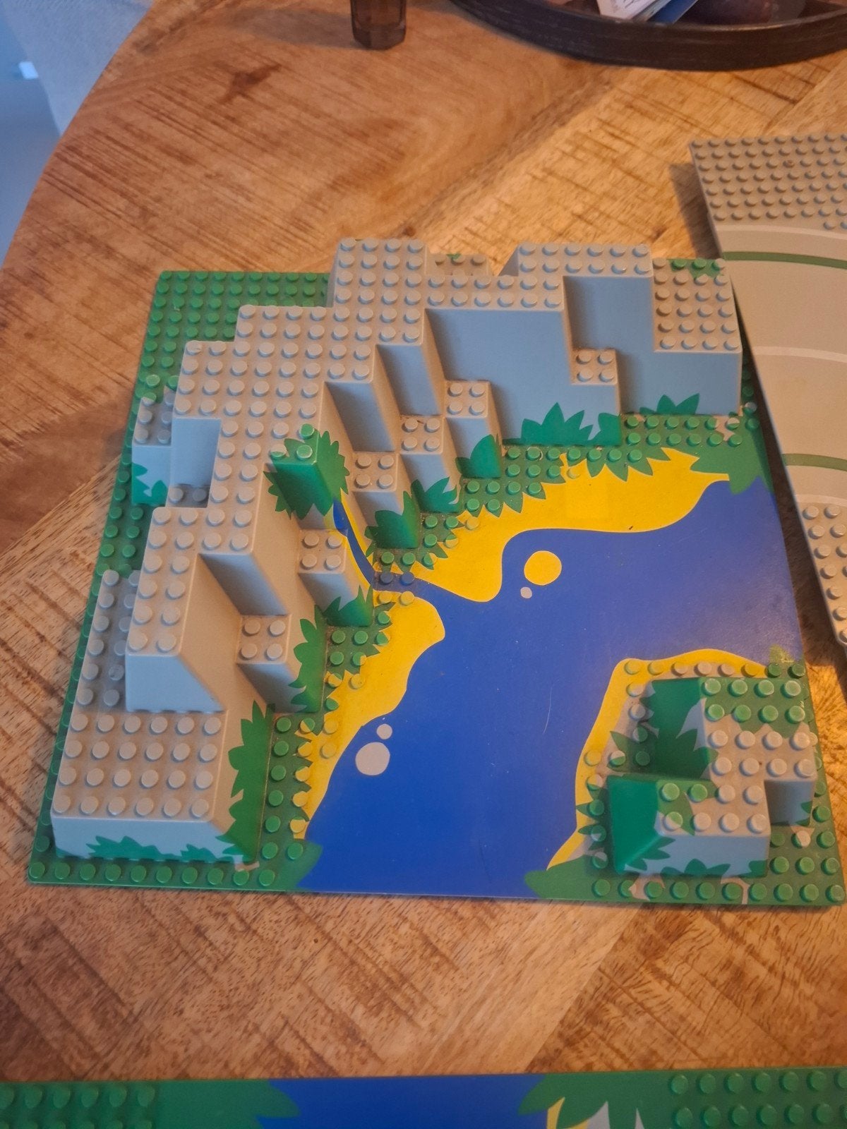 22 Lego grondplaten - Diverse wegen en landschappen, Ophalen of Verzenden, Gebruikt