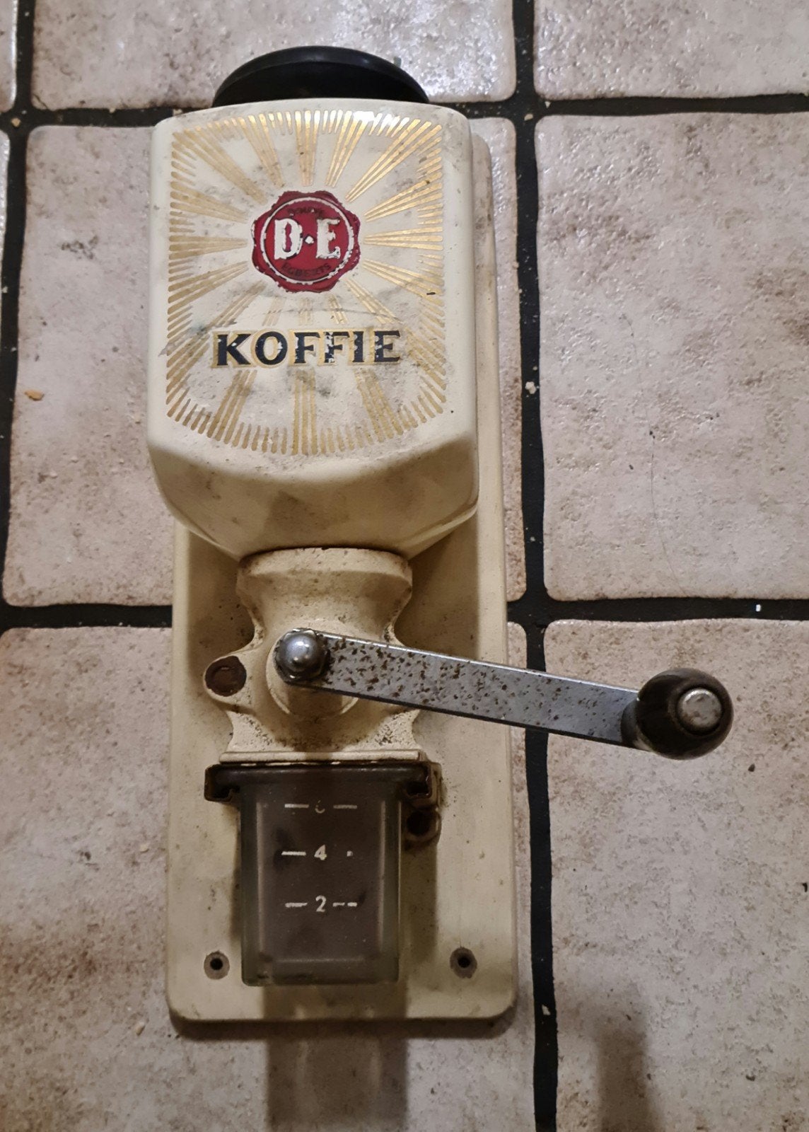 te koop vintage Douwe Egberts koffiemolen, Ophalen