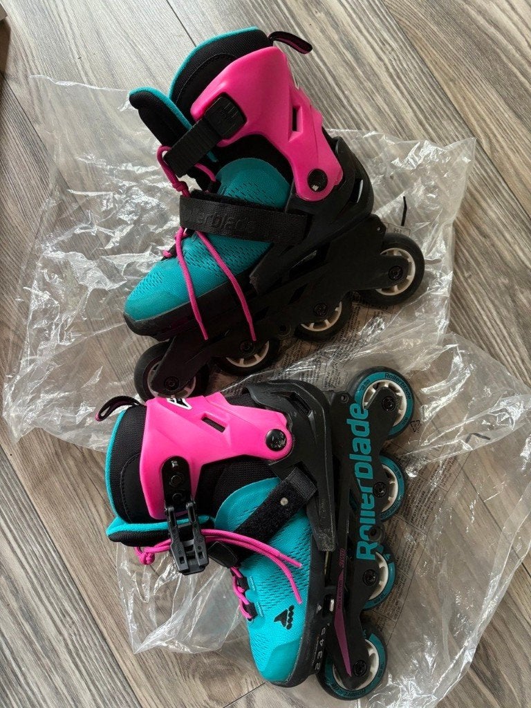 Origenelle rollerskates RollerBlade maat 33-36,5, Sport en Fitness, Verstelbaar, Kinderen, Zo goed als nieuw, Inline skates 4 wielen