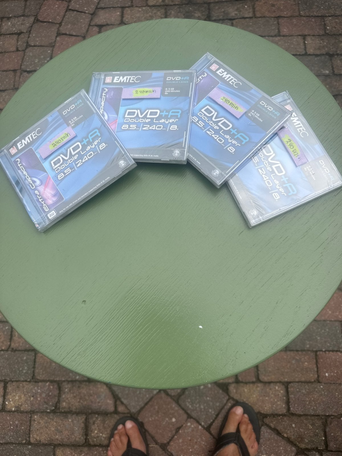 Nieuwe, onbespeelde EMTEC DVD+R Double Layer (4 stuks), Ophalen of Verzenden, Nieuw, Dvd, Dubbellaags