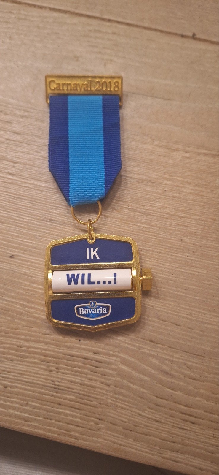 Bavaria carnaval medaille 2018 in doosje (3526), Ophalen of Verzenden, Zo goed als nieuw, Bavaria