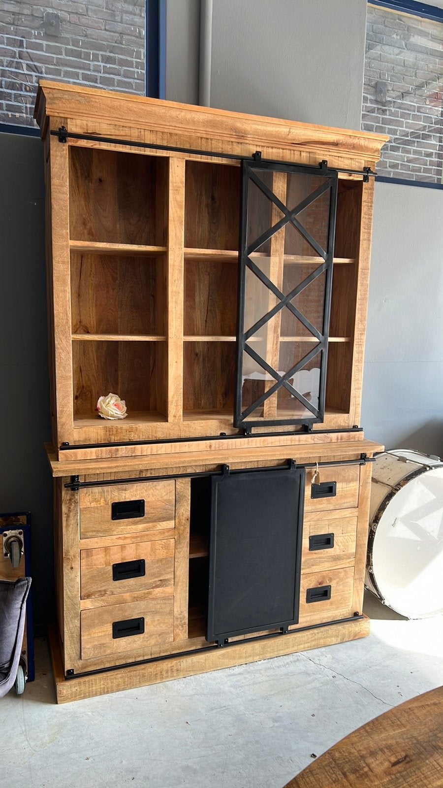 Mango buffetkast, Ophalen of Verzenden, Nieuw, 25 tot 50 cm, 200 cm of meer