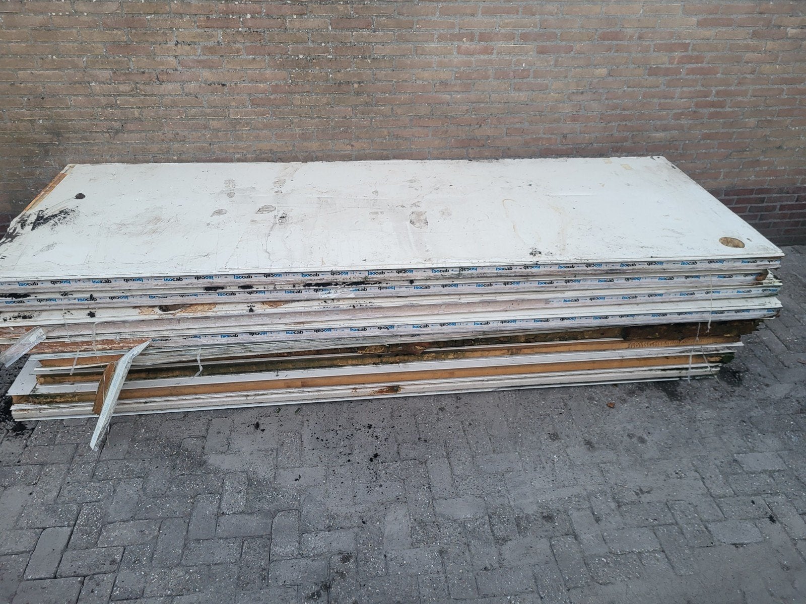 Gebruikte sandwichpanelen voor diverse toepassingen, Doe-het-zelf en Verbouw, Platen en Panelen, Ophalen of Verzenden, Gebruikt