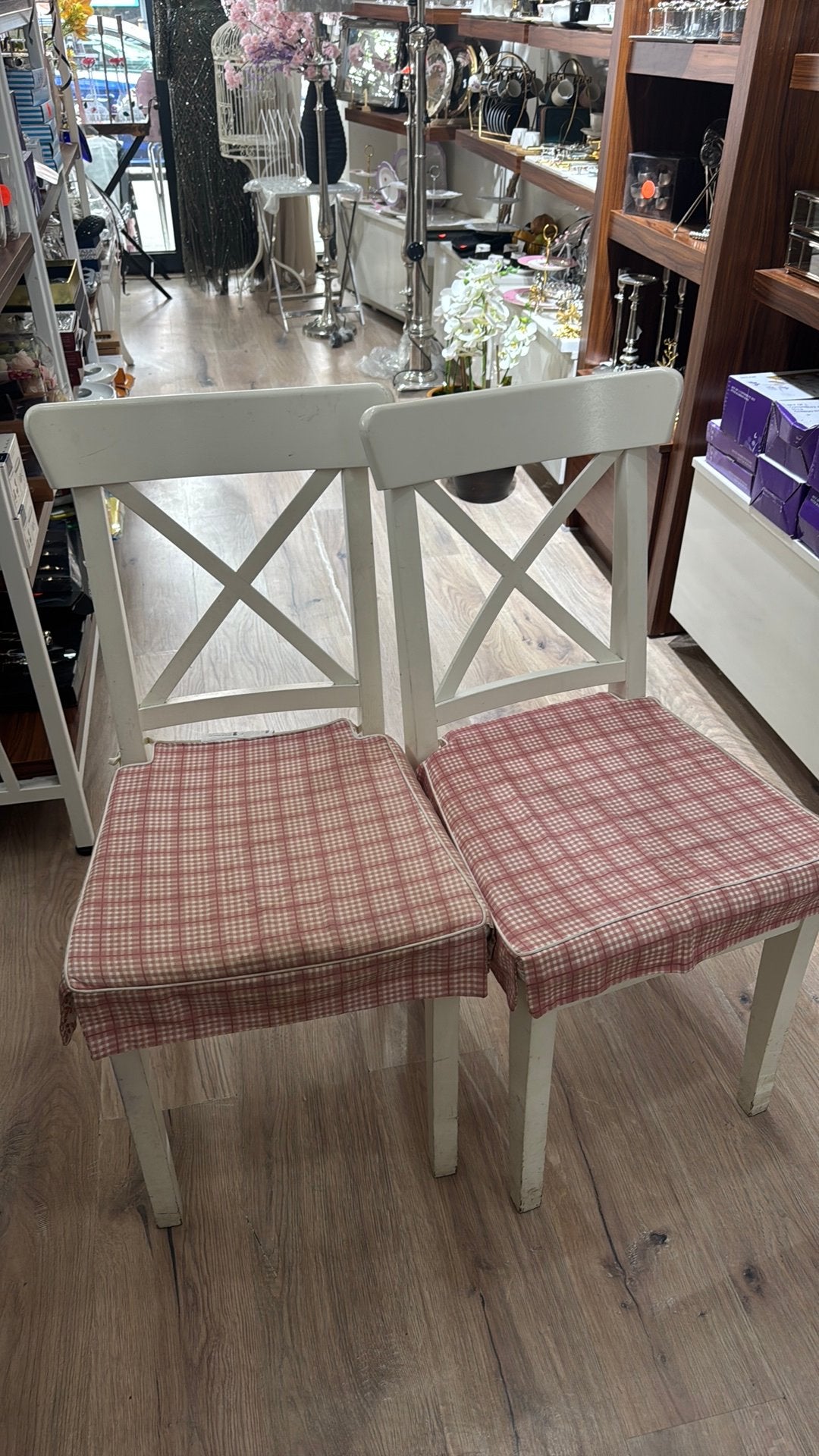 Ikea eetkamerstoelen, Ophalen, Gebruikt, Wit