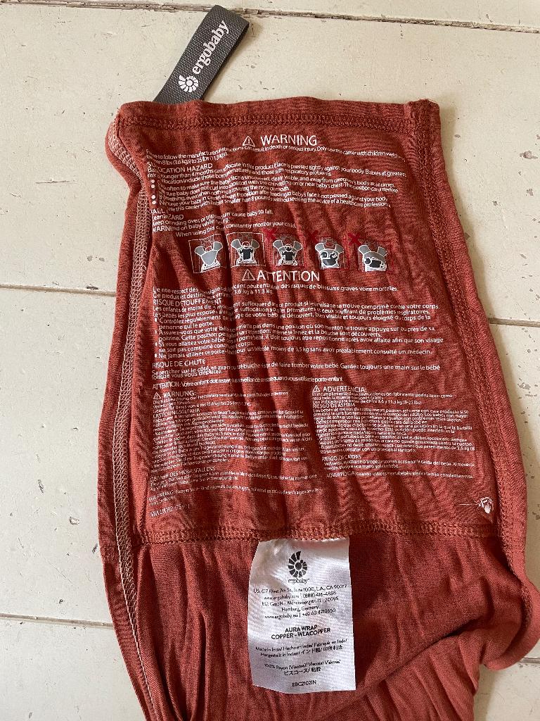Ergobaby draagdoek, Kinderen en Baby's, Babydragers en Draagdoeken, Draagdoek, Zo goed als nieuw, Buik, Rug of Zij, Ophalen