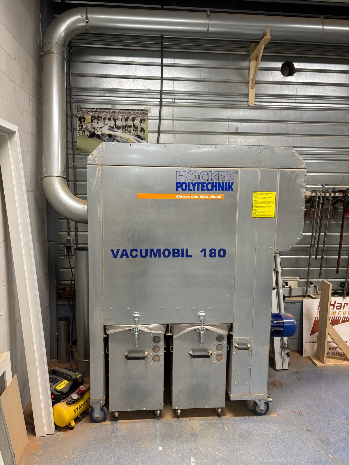 Hocker Polytechnik Vacumobil 180 Afzuiginstallatie, Ophalen, Zo goed als nieuw