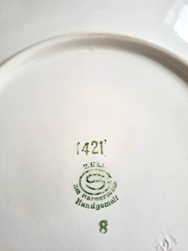 Zell Keramik taartschaal vintage jaren 60/70, Ophalen of Verzenden