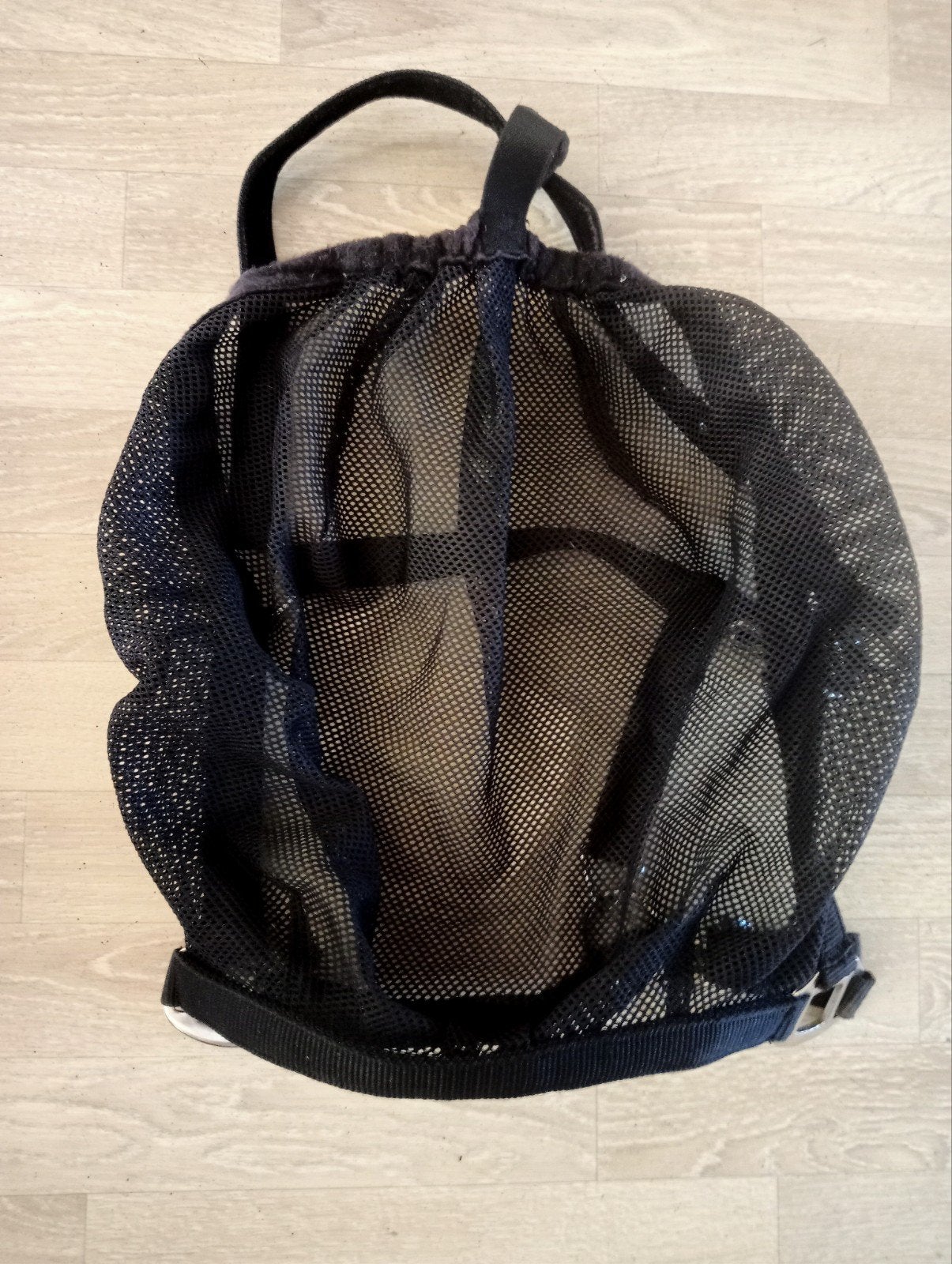 Zgan zwart halster met vliegengaas mt full, Dieren en Toebehoren, Ophalen of Verzenden, Zo goed als nieuw, Dressuur