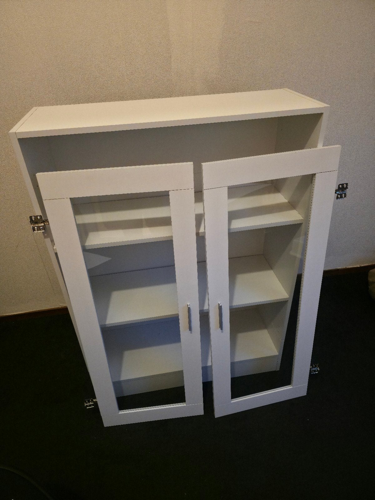 VidaXL vitrinekast, Ophalen, Zo goed als nieuw, 25 tot 50 cm, 100 tot 150 cm