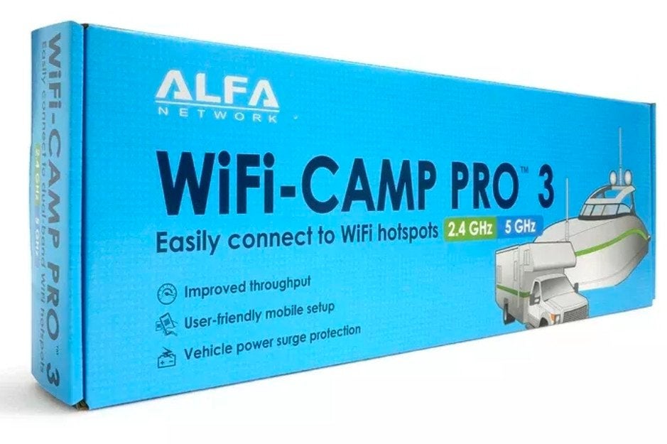 Alfa Network Wifi-Camp Pro 3 wifi-versterkerset, Ophalen
