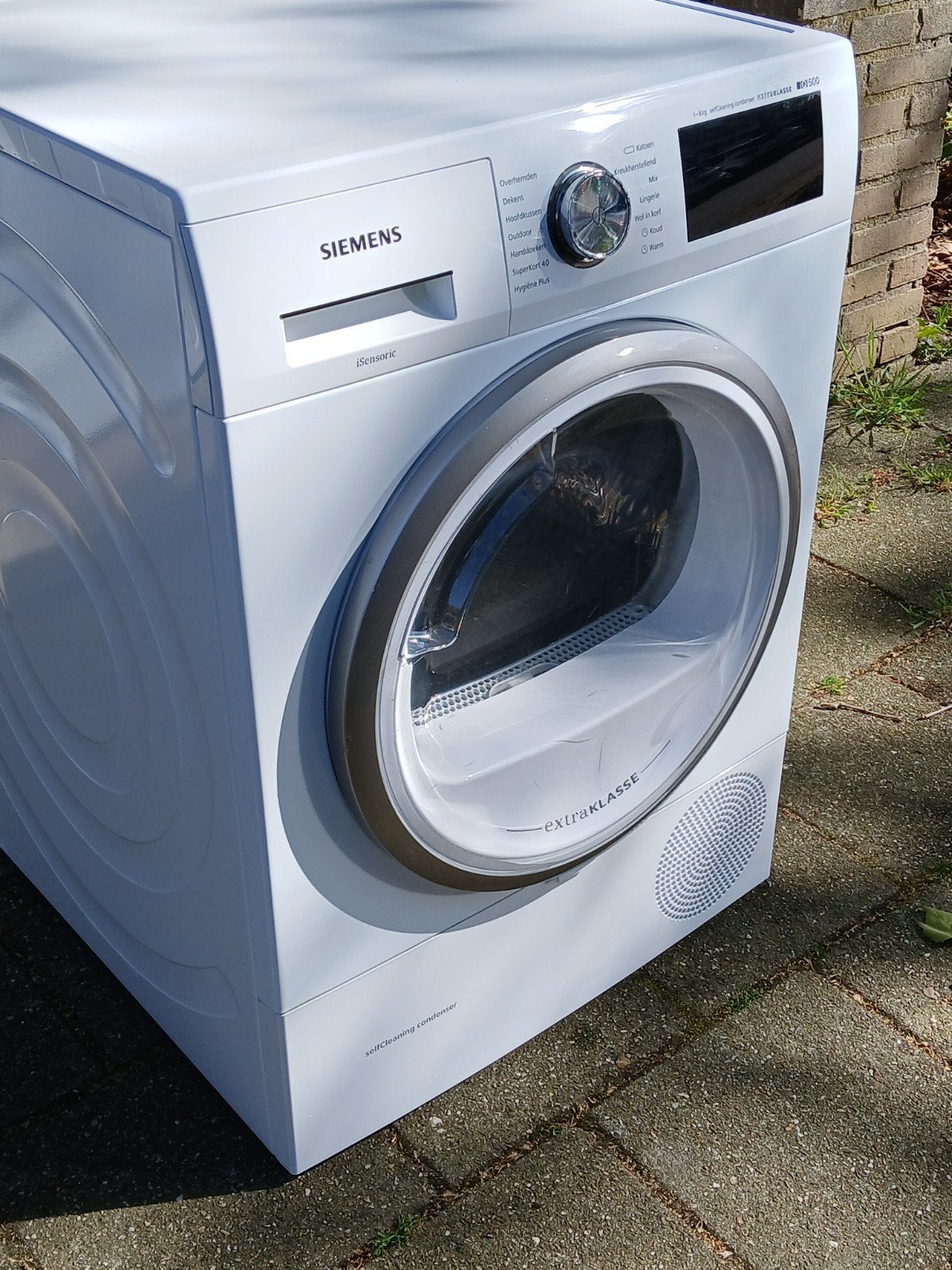 Warmtepompdroger Siemens iq500 8kg A++ nieuwstaat!, Witgoed en Apparatuur, Wasdrogers, Ophalen, Minder dan 85 cm, Overige typen