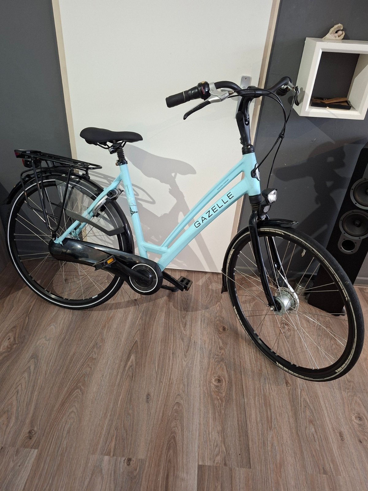 Gazelle Chaonix C7 Damesfiets 28" D53. 8 Versn Mintgroen, Fietsen en Brommers, Ophalen, 53 tot 56 cm, Versnellingen, Zo goed als nieuw