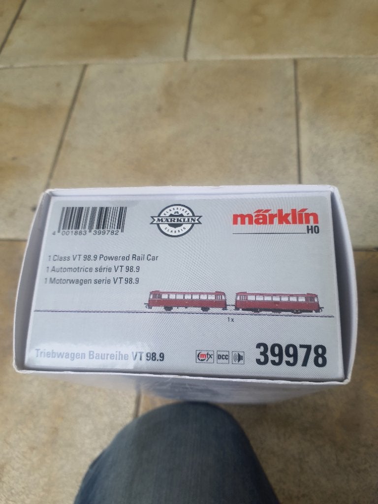 Marklin ho 39978 railbus nieuw onbespeeld., Hobby en Vrije tijd, Ophalen, Wisselstroom, Märklin, Nieuw