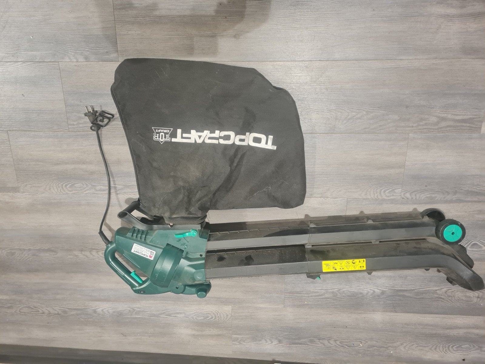 Topcraft Bladblazer/Bladzuiger met versnipperfunctie, Gebruikt, Topcraft, Info@topcrafttools.nl, Handgedragen