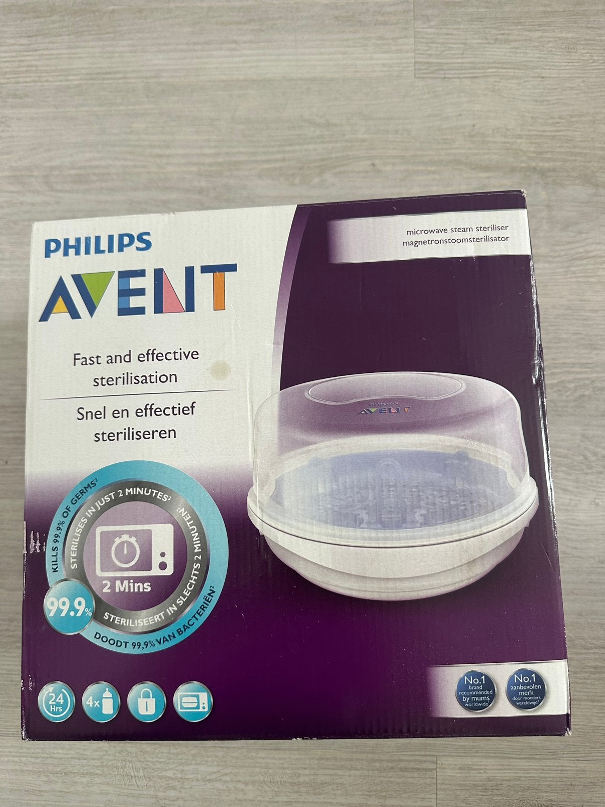 NIEUW Philips Avent Magnetronstoomsterilisator, Ophalen, Nieuw