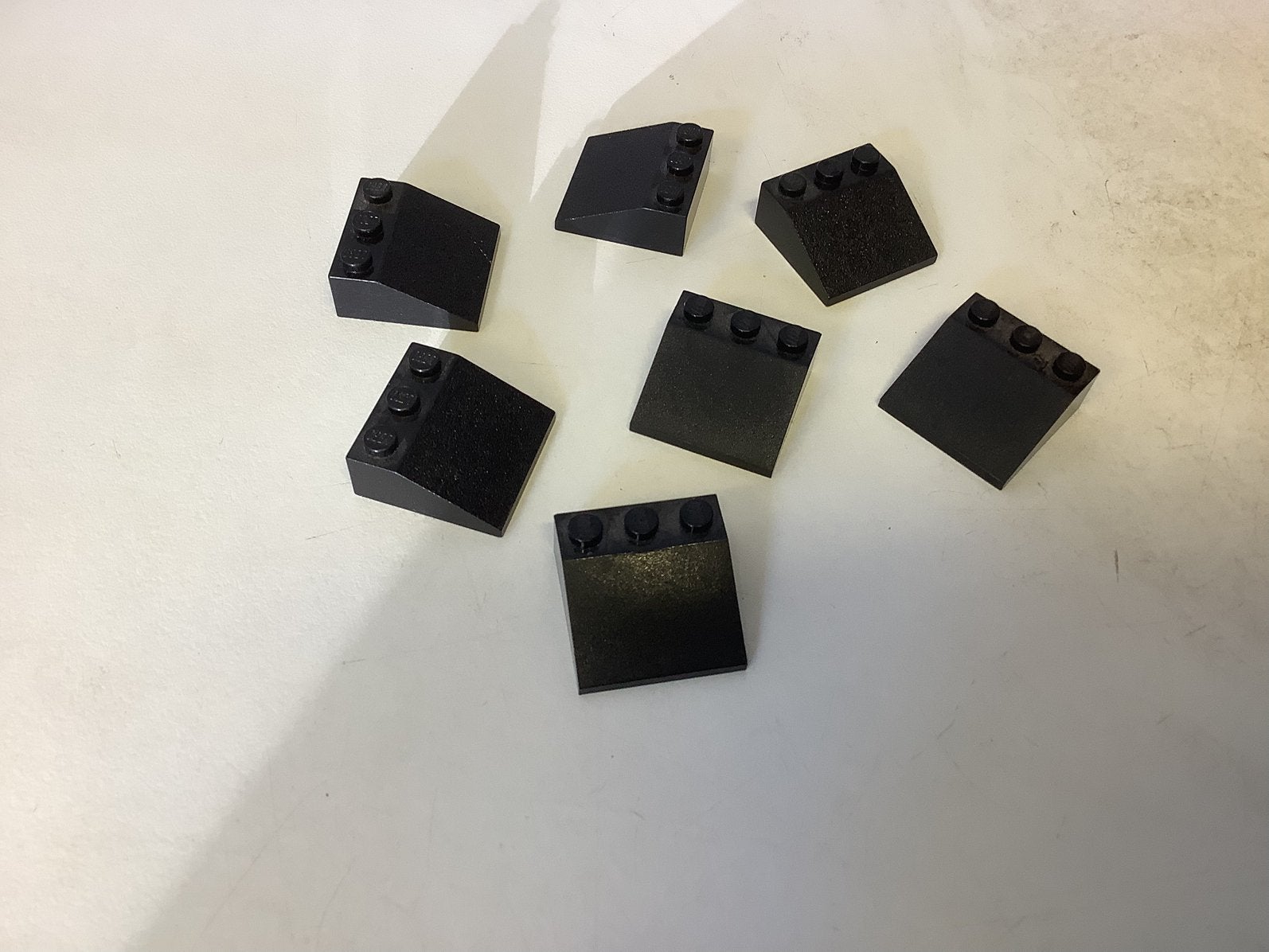 Lego dakpan 33 3x3 zwart, Ophalen of Verzenden, Gebruikt, Losse stenen, Lego