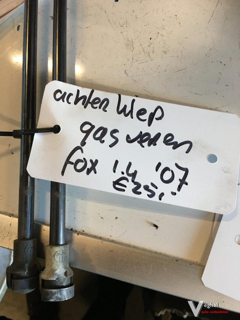 Vw Fox 1.4 2007  Gasveren set achterklep, Gebruikt, -, -, Ophalen of Verzenden