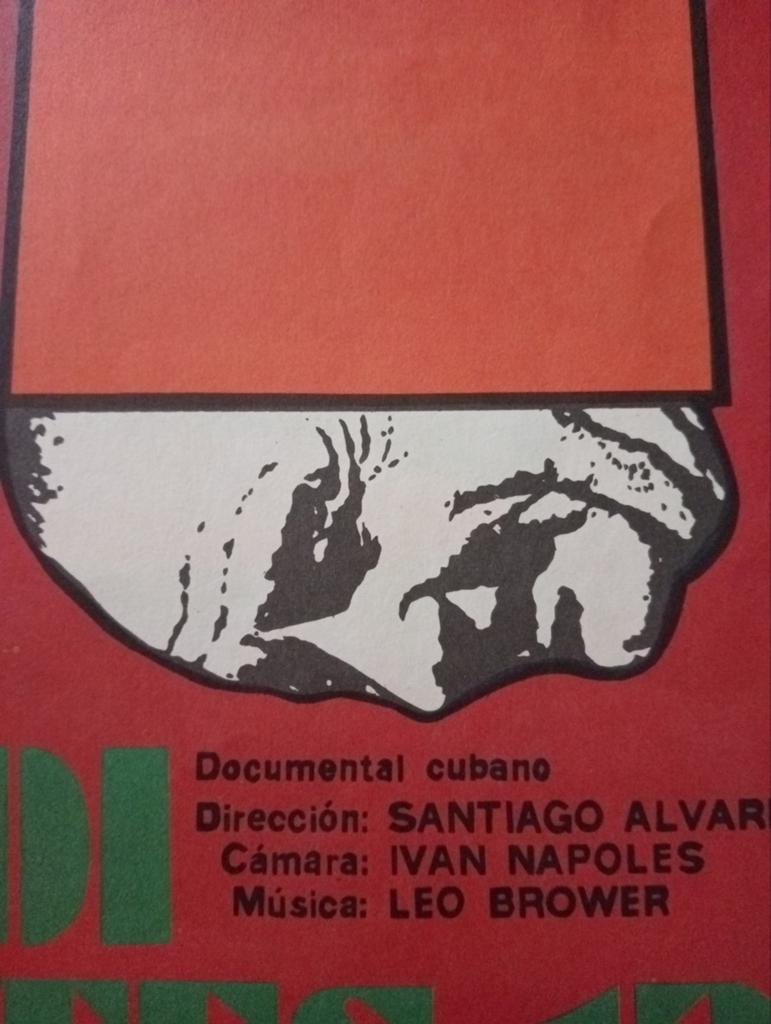 Documentaire Vietnam Hanoi affiche Cuba 1970, Ophalen of Verzenden, Gebruikt, A1 t/m A3, Film en Tv