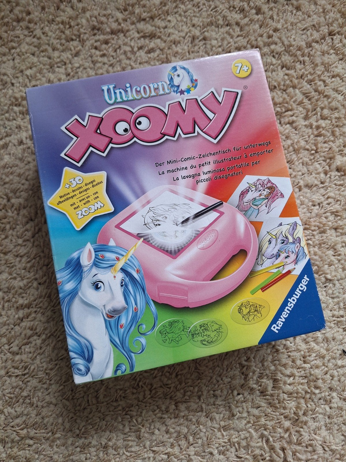 Ravensburger Unicorn Xoomy Tekenmachine, Hobby en Vrije tijd, Tekenen, Ophalen of Verzenden, Zo goed als nieuw, Overige typen