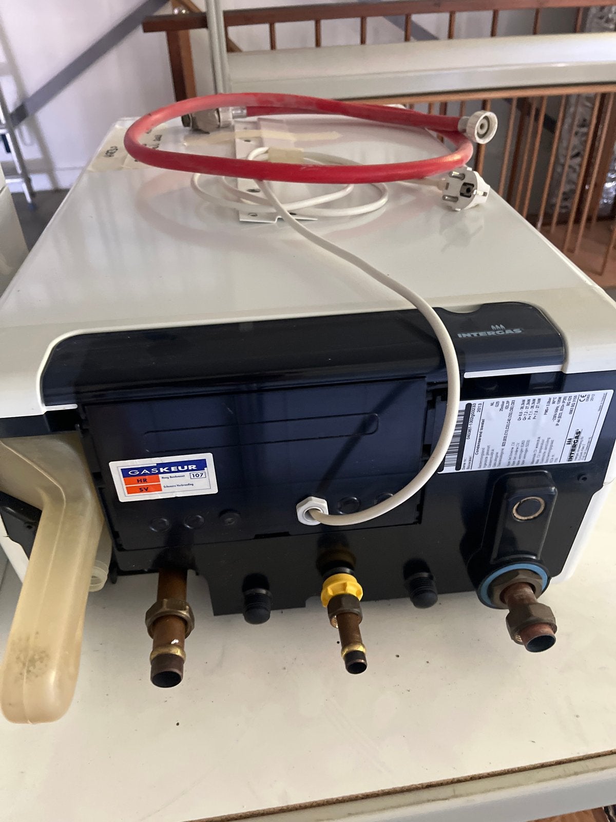 Intergas Kompakt Solo HRE 30 CV-ketel (2013), Ophalen, 30 tot 80 cm, Gebruikt, Hoog rendement (Hr)