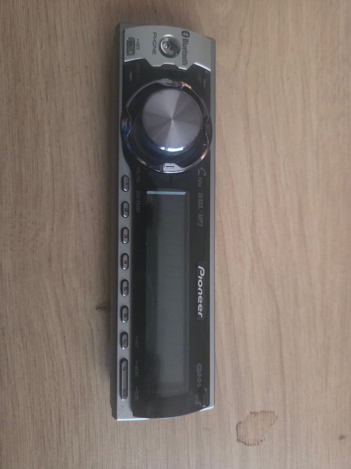 Pioneer DEH-P65BT frontje in originele case, Ophalen of Verzenden, Gebruikt