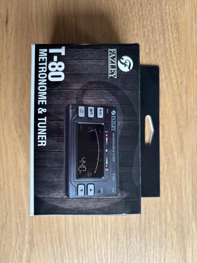 Fazley Metronoom & tuner T-80, Muziek en Instrumenten, Instrumenten | Toebehoren, Zo goed als nieuw, Elektrische gitaar, Ophalen of Verzenden