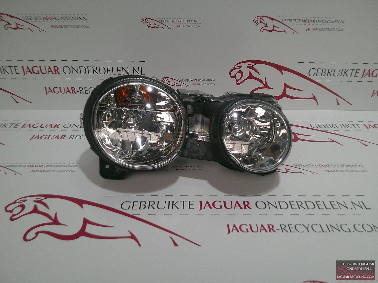 Koplamp rechts Jaguar S-Type gereviseerd met nieuwe stelpoot, -, Ophalen of Verzenden, Jaguar, -