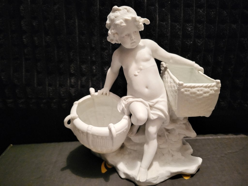 Brocante porselein / biskwie beeld, Antiek en Kunst, Antiek | Porselein, Ophalen of Verzenden