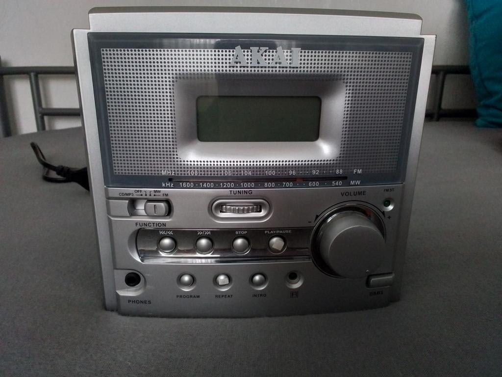 Akai QX-A600R-MP3 CD-speler met radio, Audio, Tv en Foto, Stereo-sets, Ophalen, Gebruikt, Overige merken, Microset
