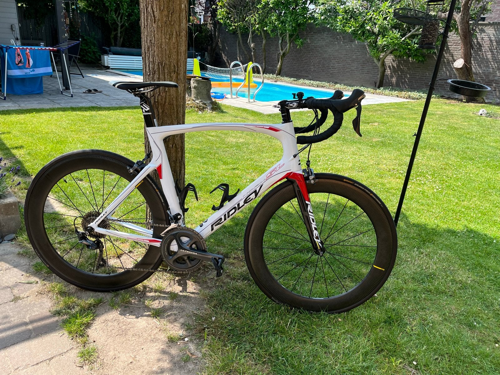 Ridley Noah SL carbon Aero racefiets, maat L, 28 inch, Gebruikt, Carbon, Meer dan 20 versnellingen