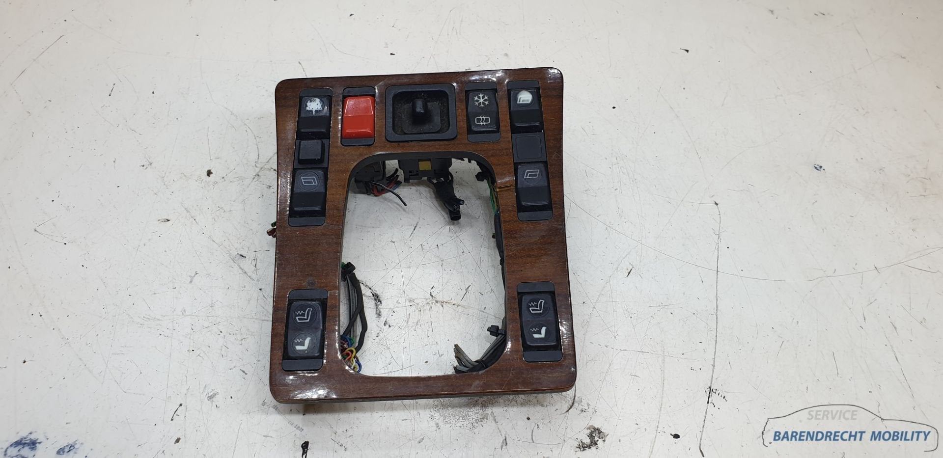 Hout inleg W201 190 Mercedes middenconsole pook Airco stoelv, Gebruikt, Mercedes-Benz AG, Mercedes-Benz, Ophalen of Verzenden