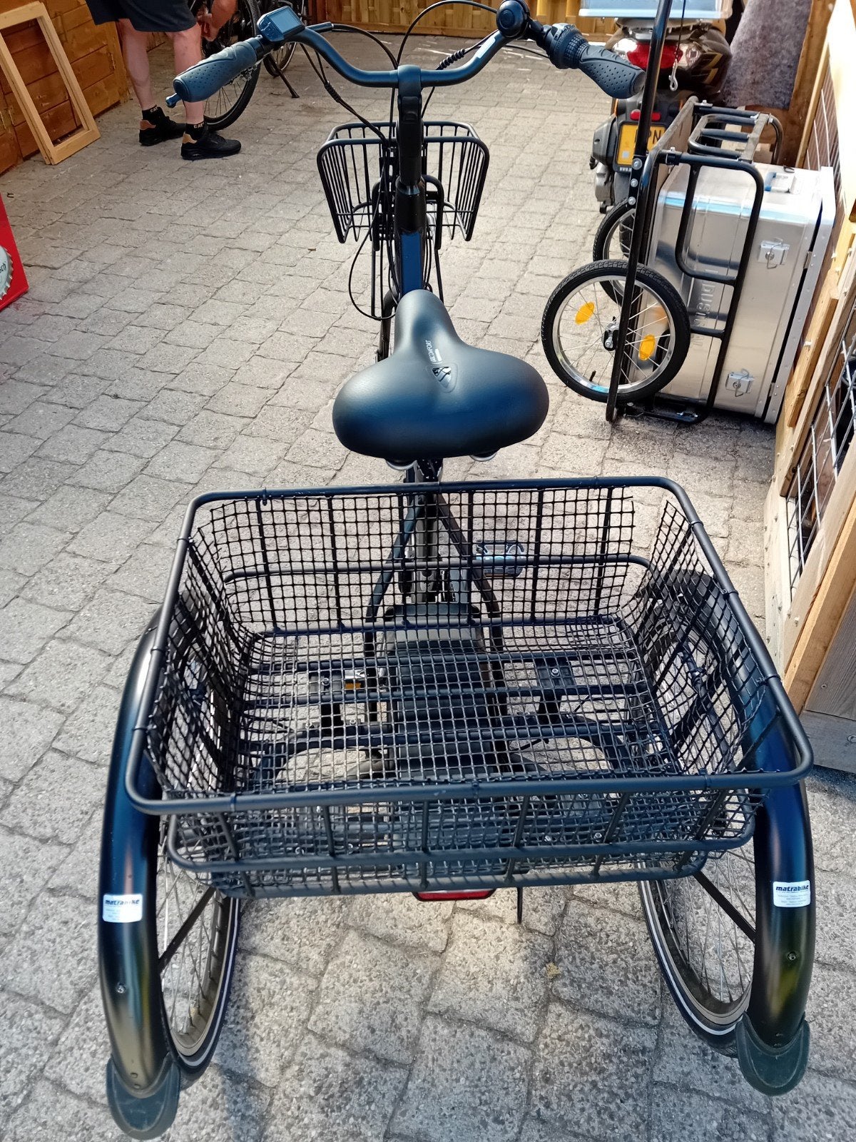 Vogue Tri-velo driewieler met elektromotor en extra accu, Ophalen of Verzenden, Zo goed als nieuw, Schijfrem, Vogue