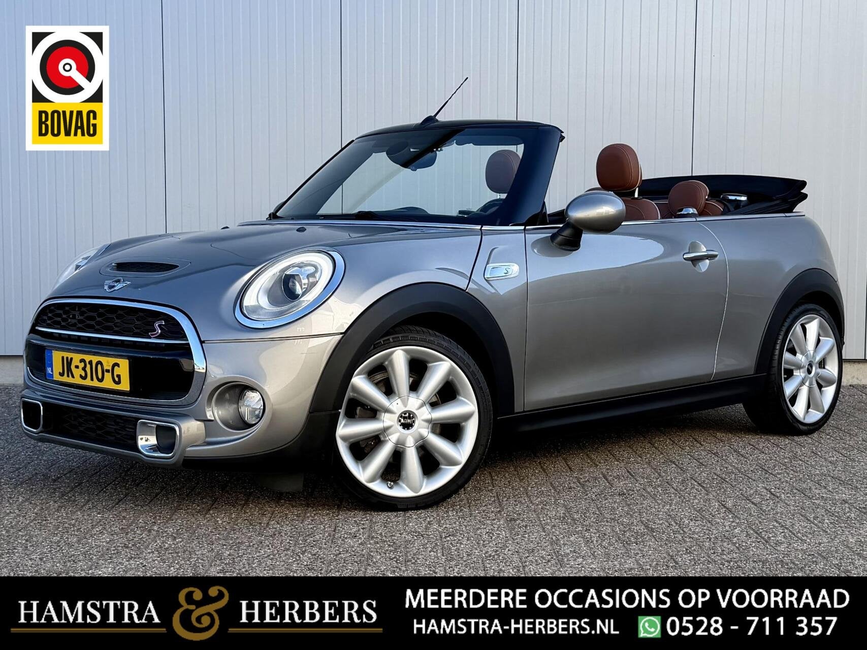 MINI Cooper S Cabrio | Chili II | Leder | Navi | LED, Auto's, 1998 cc, Gebruikt, Euro 6, Cabriolet