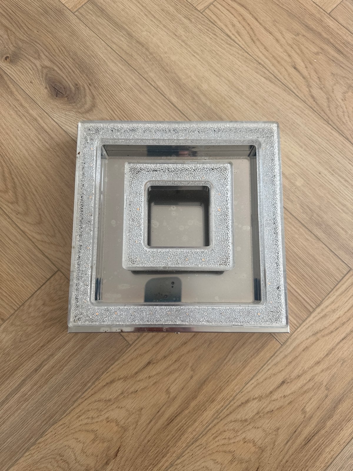 EGLO LED Plafondlamp met Kristallen - 12 Watt, Ophalen of Verzenden, Gebruikt, Metaal