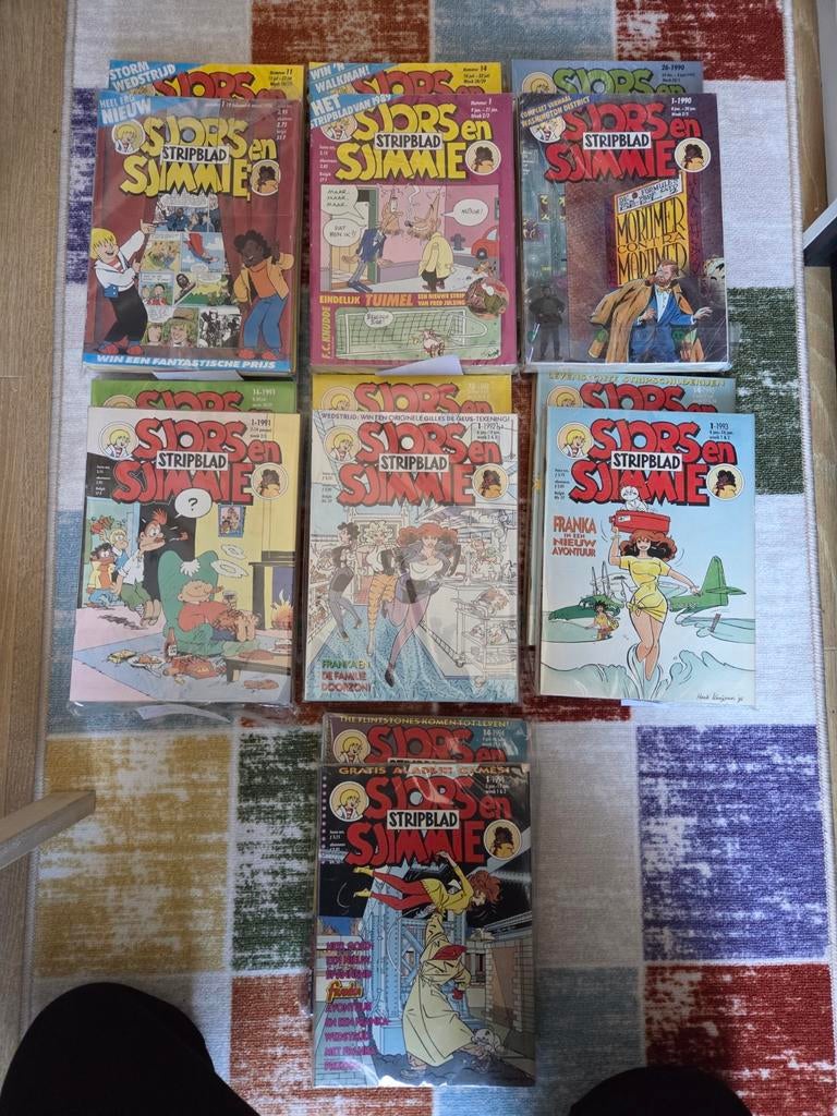 Sjors en sjimmie stripblad, Boeken, Strips | Comics, Meerdere comics, Verzenden, Gelezen, Europa