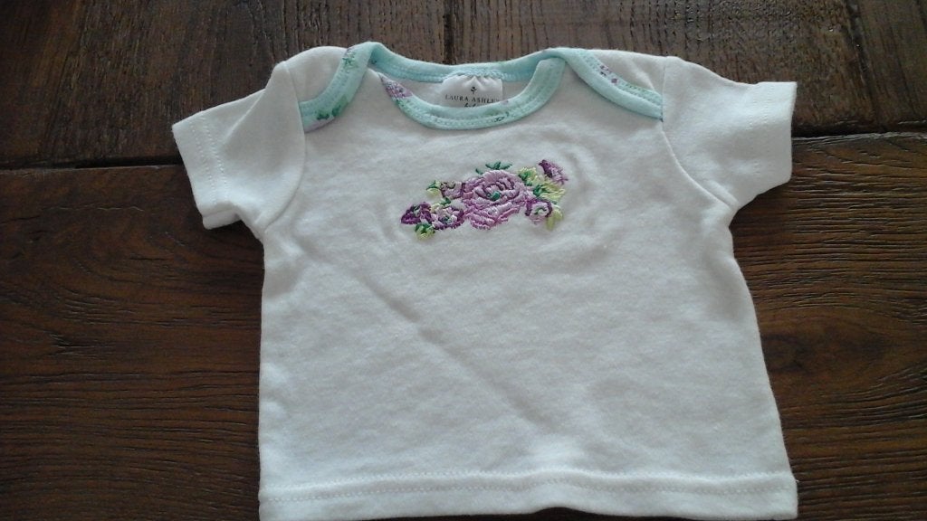 Laura Ashley shirt.  0-3  maanden, Meisje, Ophalen of Verzenden, Shirtje of Longsleeve, Laura Ashley shirt.