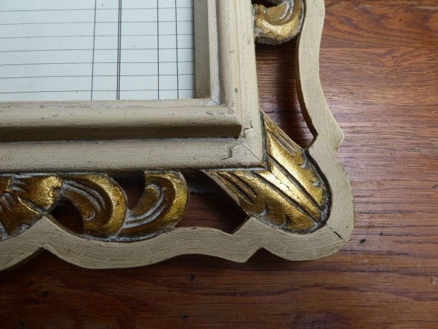 Art nouveau opengewerkte houten lijst., Ophalen of Verzenden